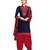 Blue Embroidered Cotton Salwar With Dupatta