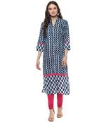 Geroo Jaipur Indigo printed cotton kurtis