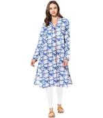 Geroo Jaipur Indigo printed cotton kurtis
