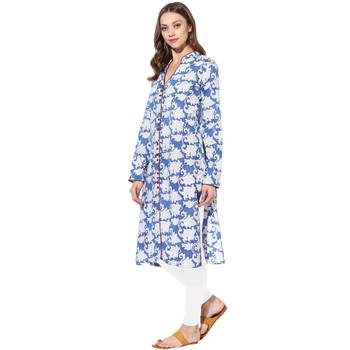   Indigo printed cotton kurtis 4