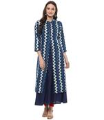 Geroo Jaipur Indigo printed cotton kurtis