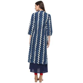 Geroo Jaipur Indigo printed cotton kurtis 2