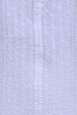 Ada White Embroidered White Unstitched Lucknow Chikankari Full Sleeves Salwar Kameez With Dupatta 3