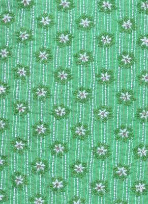 Ada Green Embroidered Green Unstitched Lucknow Chikankari Full Sleeves Salwar Kameez With Dupatta 3