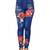 Blue poly cotton floral printed slim fit jeggings (pack of 2)