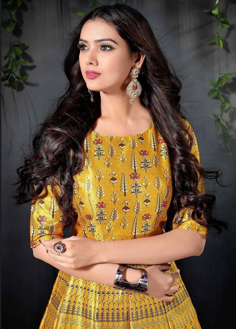 Tulsi yellow dress main image 1