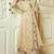 Cream Colour Embroidered And Printed Vaishnavi Georgette Readymade Kurti