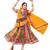 Multicolor Embroidered Cotton Navratri Lehenga Chaniya Choli