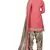 Peach Abstract Print Crepe Salwar With Dupatta