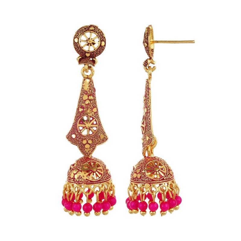 Pink earrings