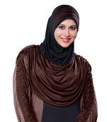 Blk Coco Poly Cotton Ready To Wear Islamic Hijab