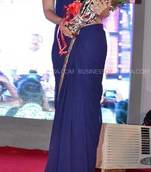Kareena Kapoor Blue Stylish designer Saree with blouse