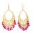 Pink earrings