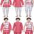 Traditional Pink Cotton Boys Kurta & Waistcoat With Breeches & Dhoti