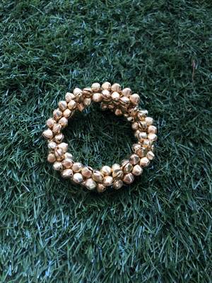 Gold Ghungroo Bracelet - Pair 3