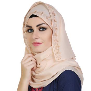 Momin Libas Embroidered Cotton Girls Scarf 1