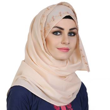 Momin Libas Embroidered Cotton Girls Scarf 3