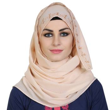 Momin Libas Embroidered Cotton Girls Scarf 4