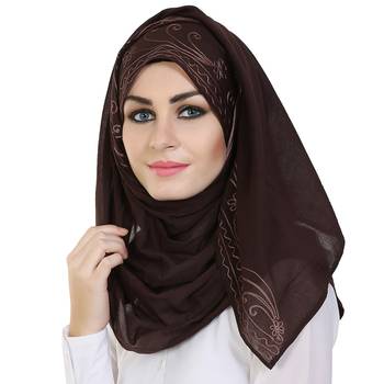 Momin Libas Embroidered Cotton Girls Scarf 1