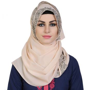 Momin Libas Embroidered Cotton Girls Scarf 4