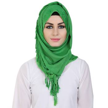 Momin Libas Embroidered Viscose Girls Scarf 4