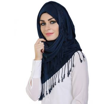 Momin Libas Embroidered Viscose Girls Scarf 1
