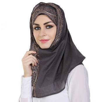 Momin Libas Embroidered Cotton Girls Scarf 1