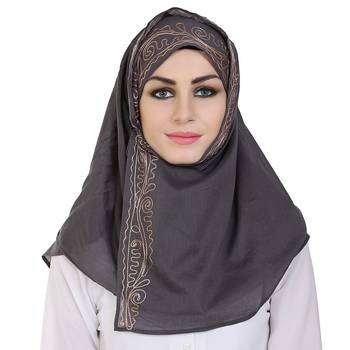 Momin Libas Embroidered Cotton Girls Scarf 4