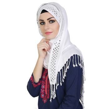 Momin Libas Embroidered Viscose Girls Scarf 1