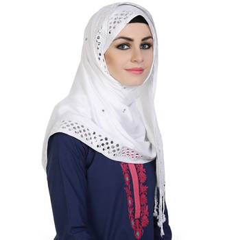 Momin Libas Embroidered Viscose Girls Scarf 4