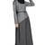 Grey Plain Cotton Islamic Abaya