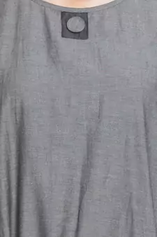 Grey Plain Cotton Islamic Abaya