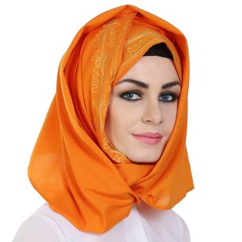 Momin Libas Embroidered Cotton Girls Scarf 3