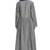 Silver Grey Plain Cotton Islamic Abaya