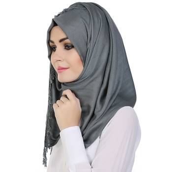 Momin Libas Solid Viscose Girls Scarf 1