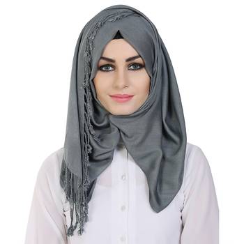Momin Libas Solid Viscose Girls Scarf 4