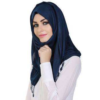 Momin Libas Solid Viscose Girls Scarf 1
