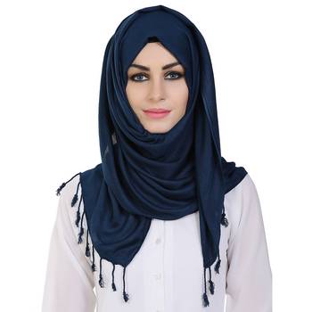 Momin Libas Solid Viscose Girls Scarf 4