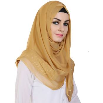 Momin Libas Embroidered Chiffon Girls Scarf 3