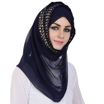 Momin Libas Embroidered Chiffon Girls Scarf 3
