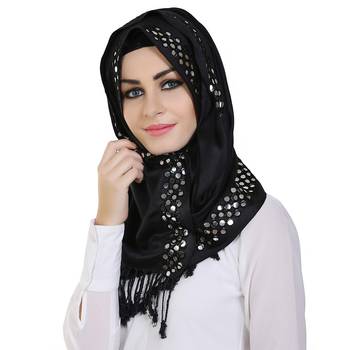 Momin Libas Embroidered Viscose Girls Scarf 1