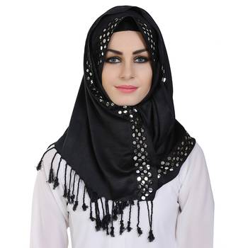 Momin Libas Embroidered Viscose Girls Scarf 4