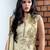 White embroidered cotton-silk stitched salwar with dupatta