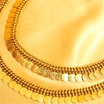 Antique Gold Look Coin Waistbelt 2