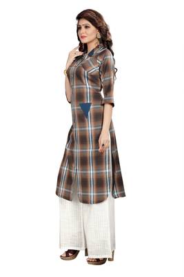 Multicolor Rayon Party Wear Stitched Kurti Set 4