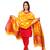 Gold and yellow banarasi dupatta with round design