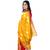 Gold and yellow banarasi dupatta with round design