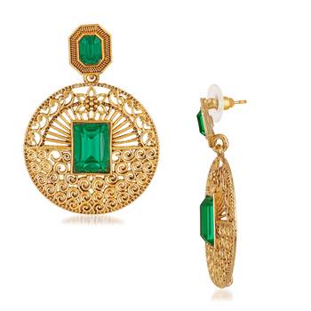 Green Earrings 2