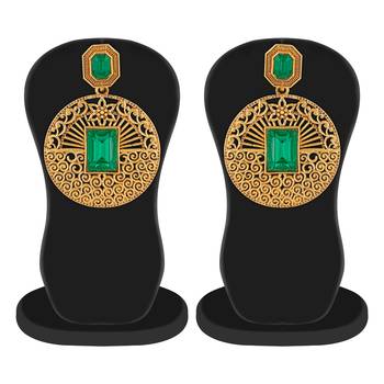 Green Earrings 3
