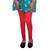 Light Red Plain Cotton  Lycra Leggings